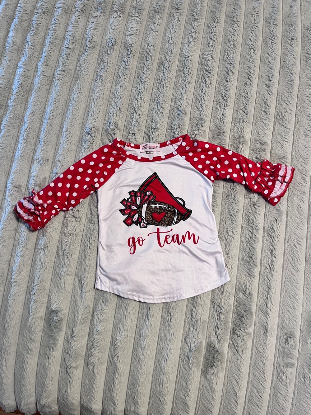 Girls' Go Team Flootball Polka Dot Longsleeve Shirt Size 2T
